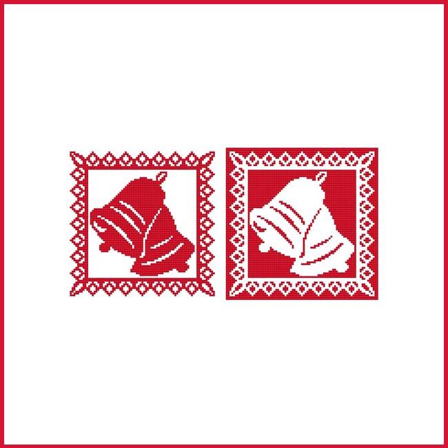 (image for) Christmas Stencil Ornament - Bells